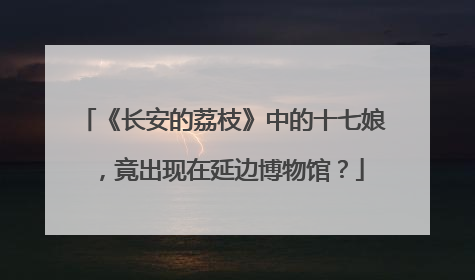《长安的荔枝》中的十七娘，竟出现在延边博物馆？