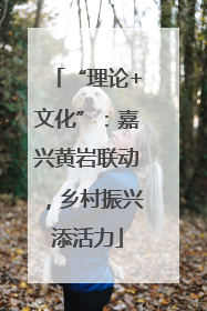 “理论+文化”：嘉兴黄岩联动，乡村振兴添活力