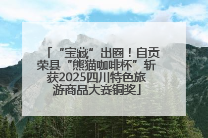 “宝藏”出圈！自贡荣县“熊猫咖啡杯”斩获2025四川特色旅游商品大赛铜奖