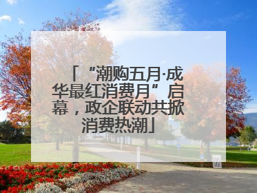 “潮购五月·成华最红消费月”启幕，政企联动共掀消费热潮