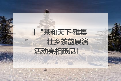 “茶和天下·雅集”——壮乡茶韵展演活动亮相悉尼