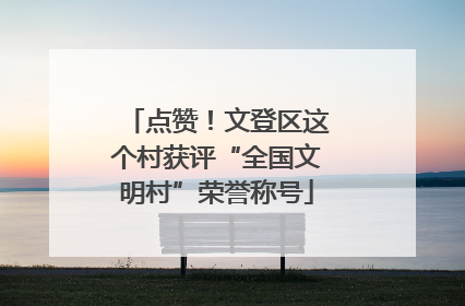 点赞！文登区这个村获评“全国文明村”荣誉称号