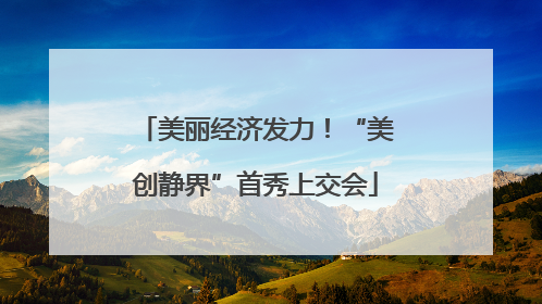 美丽经济发力！“美创静界”首秀上交会