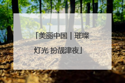 美丽中国｜璀璨灯光 扮靓津夜