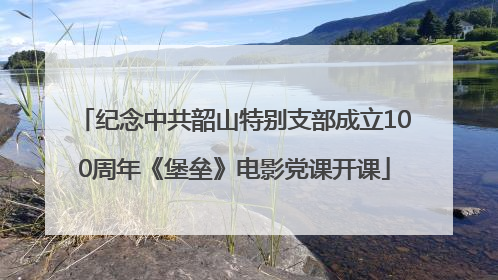 纪念中共韶山特别支部成立100周年《堡垒》电影党课开课