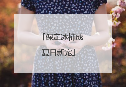 保定冰柿成夏日新宠