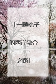 一颗桃子的两岸融合之路