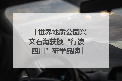 世界地质公园兴文石海获颁“行读四川”研学品牌