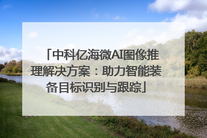 中科亿海微AI图像推理解决方案：助力智能装备目标识别与跟踪