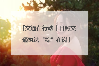 交通在行动丨日照交通执法“粽”在岗