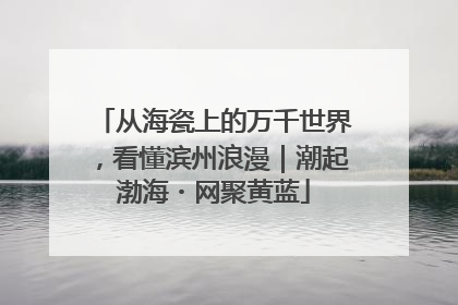 从海瓷上的万千世界，看懂滨州浪漫｜潮起渤海・网聚黄蓝