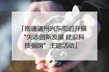 南通通州兴东街道开展“矢志创新发展 建设科技强国”主题活动