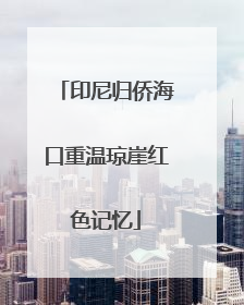 印尼归侨海口重温琼崖红色记忆
