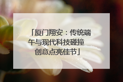 厦门翔安：传统端午与现代科技碰撞 创意点亮佳节