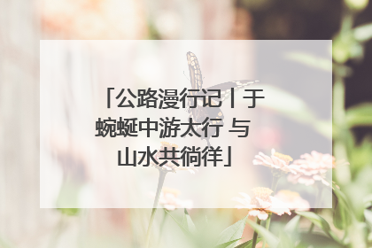 公路漫行记丨于蜿蜒中游太行 与山水共徜徉