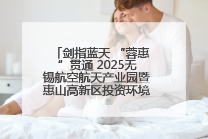 剑指蓝天 “蓉惠”贯通 2025无锡航空航天产业园暨惠山高新区投资环境推介会在成都举行