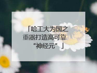 哈工大为国之重器打造高可靠“神经元”