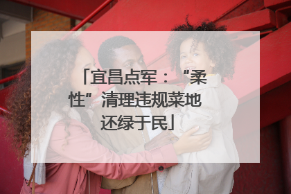宜昌点军：“柔性”清理违规菜地 还绿于民