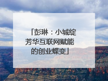 彭琳：小城绽芳华互联网赋能的创业蝶变