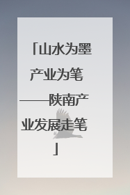 山水为墨 产业为笔——陕南产业发展走笔