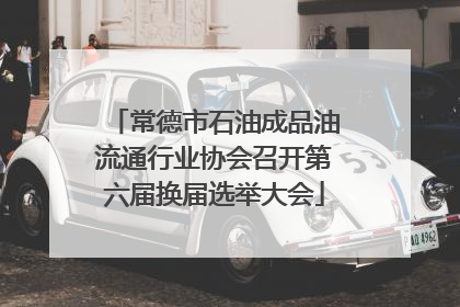 常德市石油成品油流通行业协会召开第六届换届选举大会