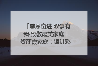 感恩奋进 双争有我·致敬最美家庭｜贺彦霞家庭：银针彩线绣出好日子