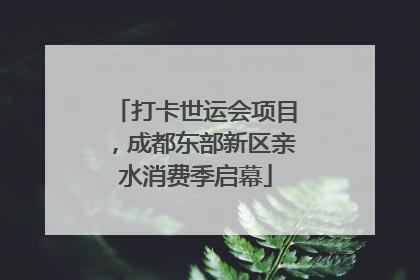 打卡世运会项目，成都东部新区亲水消费季启幕