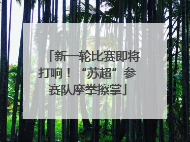 新一轮比赛即将打响！“苏超”参赛队摩拳擦掌
