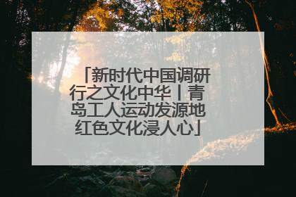 新时代中国调研行之文化中华丨青岛工人运动发源地红色文化浸人心