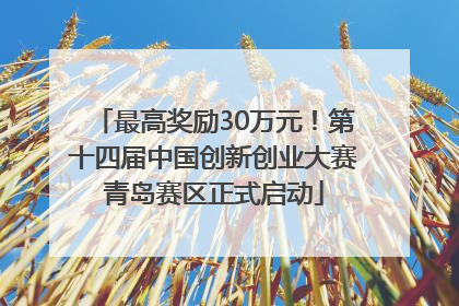 最高奖励30万元！第十四届中国创新创业大赛青岛赛区正式启动