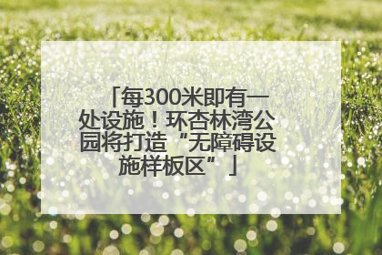 每300米即有一处设施！环杏林湾公园将打造“无障碍设施样板区”