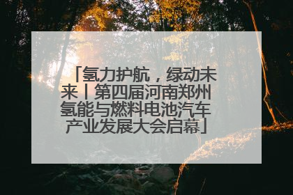 氢力护航，绿动未来丨第四届河南郑州氢能与燃料电池汽车产业发展大会启幕