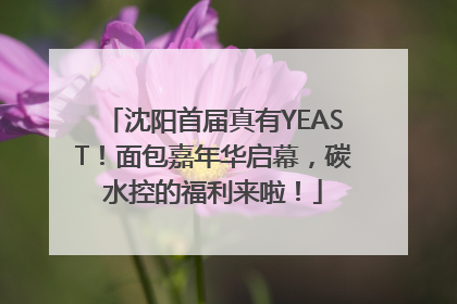 沈阳首届真有YEAST！面包嘉年华启幕，碳水控的福利来啦！