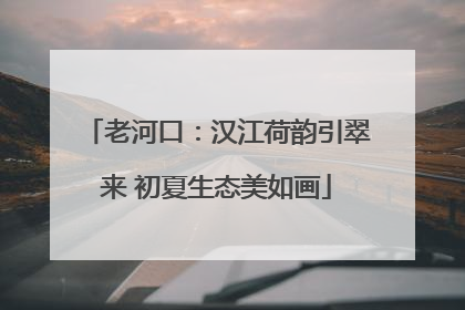 老河口：汉江荷韵引翠来 初夏生态美如画