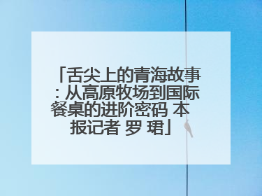 舌尖上的青海故事：从高原牧场到国际餐桌的进阶密码 本报记者 罗 珺