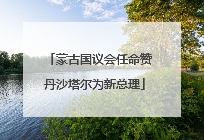 蒙古国议会任命赞丹沙塔尔为新总理