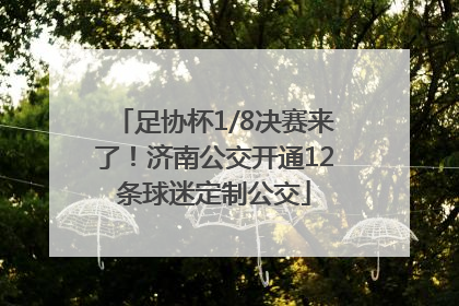足协杯1/8决赛来了！济南公交开通12条球迷定制公交