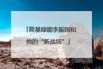 隆基绿能李振国和他的“新战场”