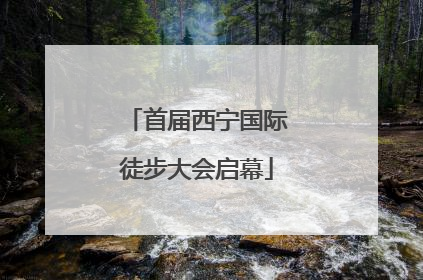 首届西宁国际徒步大会启幕