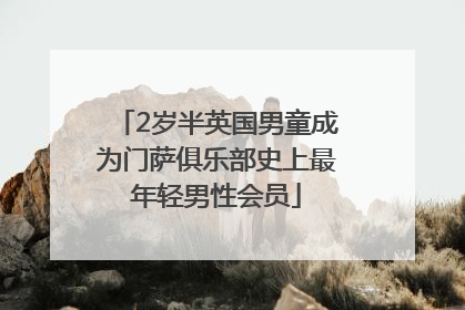 2岁半英国男童成为门萨俱乐部史上最年轻男性会员