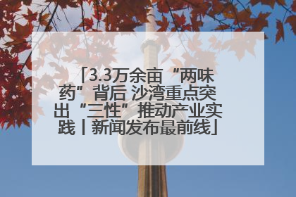 3.3万余亩“两味药”背后 沙湾重点突出“三性”推动产业实践丨新闻发布最前线