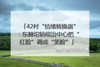 42村“情绪转换器”：东棘坨镇综治中心把“红脸”调成“笑脸”